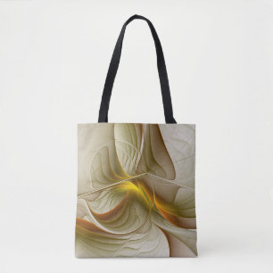Farben von Edelmetallen, abstrakte fraktale Kunst Tasche