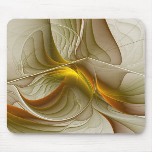 Farben von Edelmetallen, abstrakte Fraktalkunst Mousepad