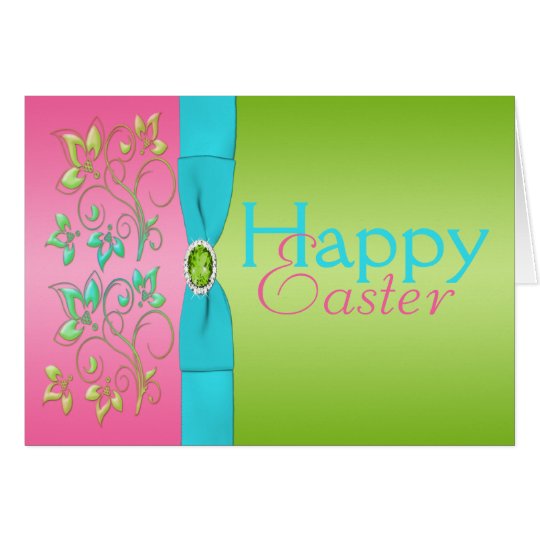 Farben von Frühlings-Ostern-Karte Karte