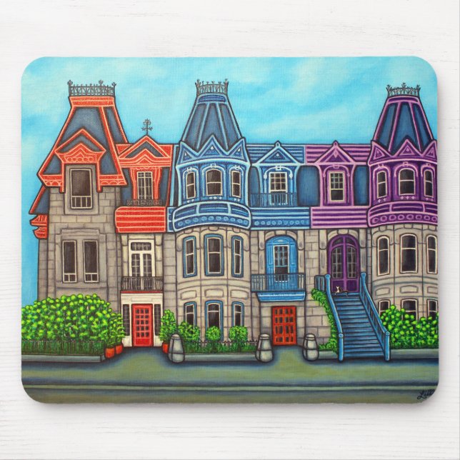 Farben von Montreal Mouse Pad von Lisa Lorenz Mousepad (Vorne)