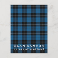 Farben von Schottland Clan Ramsay Blue Hunting Tar