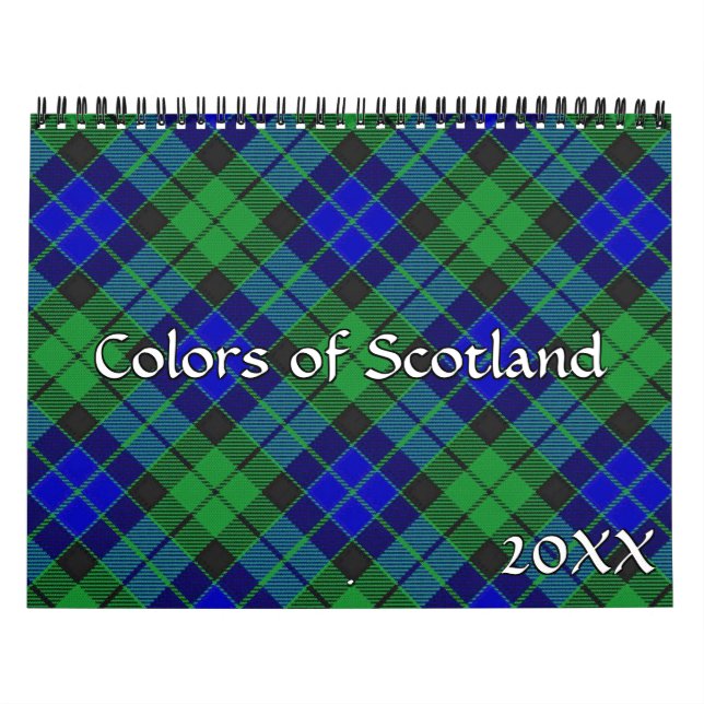 Farben von SchottlandTartan kariert Kalender (Titelbild)