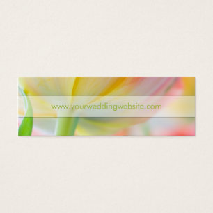 Farben von Spring Tulip ・ Website-Karte Hochzeit