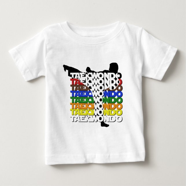 Farben von TKD Baby T-shirt (Vorderseite)