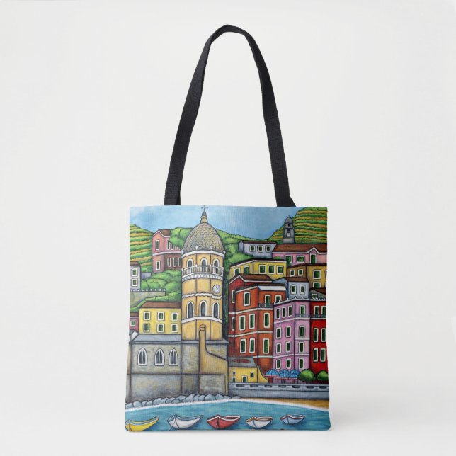 Farben von Vernazza durch Lisa Lorenz Tasche (Vorderseite)