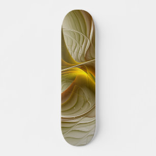 Farben Wertvoller Metalle, Abstraktes Fraktal Kuns Skateboard