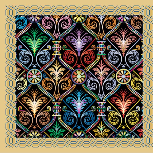 Farbenbeutel für Farbtupfer Tasche (Multicolored jewel color tote bag)