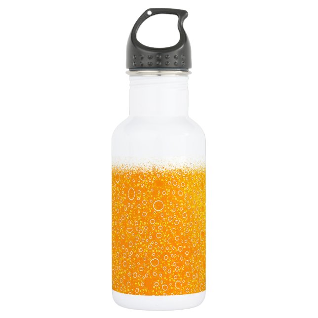 Farbenbier Edelstahlflasche (Vorderseite)