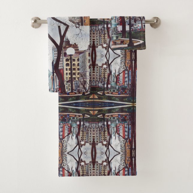 Farbenduft des Gewerkschaft Square Badhandtuch Set (Insitu)