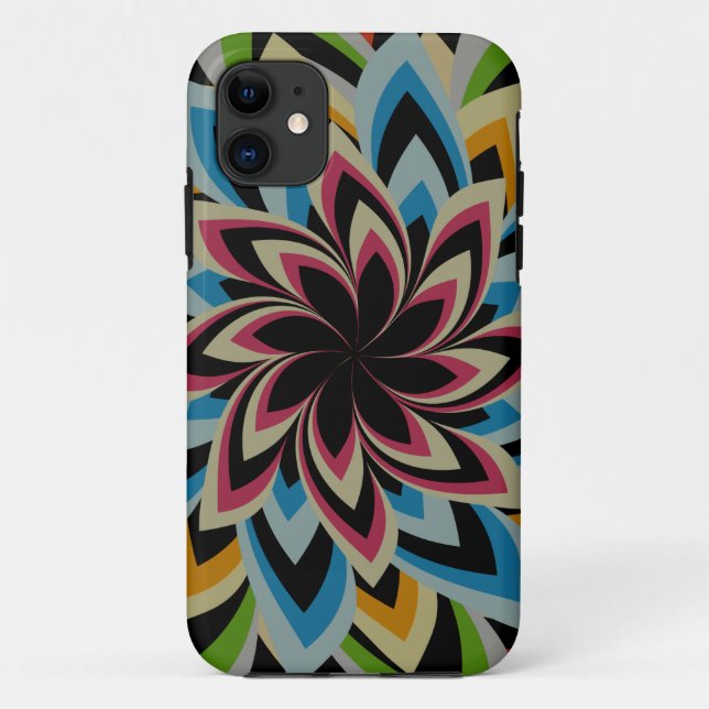 FARBENE SCHWIMMERBLUME Case-Mate iPhone HÜLLE (Rückseite)