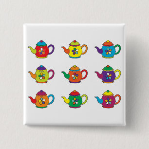 FARBENE TEAPOTS BUTTON