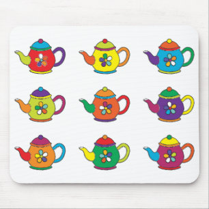 FARBENE TEAPOTS MOUSEPAD