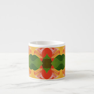Farbenexplosion Kaleidoskop Espressotasse
