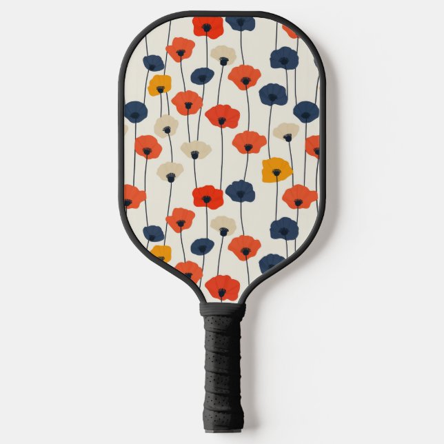 Farbenfarbenes Muster Pickleball Schläger (Vorderseite)