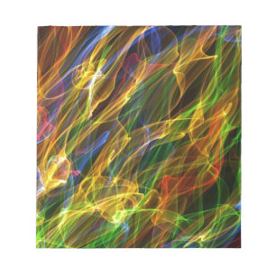 Farbenflames Notizblock