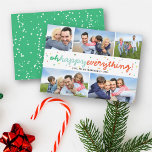 Farbenfroh Alles Confetti 5 Foto Collage Feiertagskarte<br><div class="desc">Mit Fett*fa*tin entworfen. Einfach mit eigenen Texten,  Fotos oder Bildern anpassen. Für individuelle Anfragen wenden Sie sich bitte direkt an fat*fa*tin. Es gelten benutzerdefinierte Gebühren. www.zazzle.com/fat_fa_tin www.zazzle.com/color_therapy www.zazzle.com/fatfatin_blue_knot www.zazzle.com/fatfatin_red_knot www.zazzle.com/fatfatin_mini_me www.zazzle.com/fatfatin_box www.zazzle.com/fatfatin_design www.zazzle.com/fatfatin_ink</div>