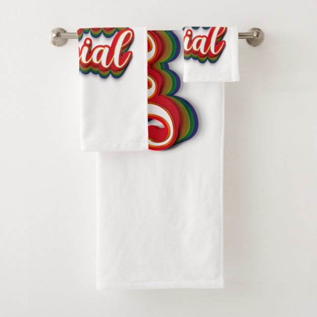 farbenfroh antisozial badhandtuch set (Insitu)