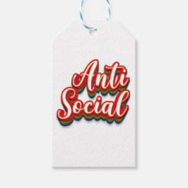 farbenfroh antisozial geschenkanhänger