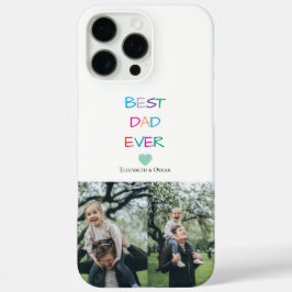 Farbenfroh "Bester Vater je" - Fun & Heartfelt iPhone 16 Pro Max Hülle