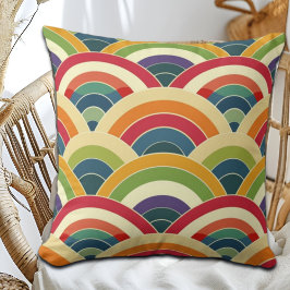 Farbenfroh Boho Rainbow Kissen