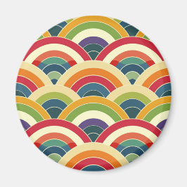 Farbenfroh Boho Rainbow Magnet