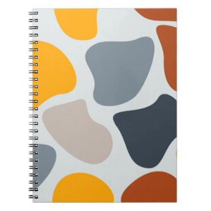 Farbenfroh, cool, trendig, modern, Bio geometrisch Notizblock