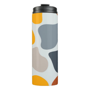 Farbenfroh, cool, trendig, modern, Bio geometrisch Thermosbecher