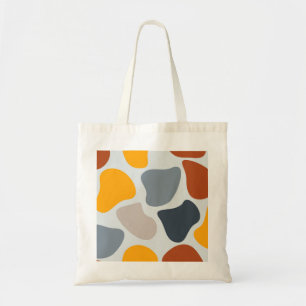 Farbenfroh, cool, trendig, modern, Bio geometrisch Tragetasche