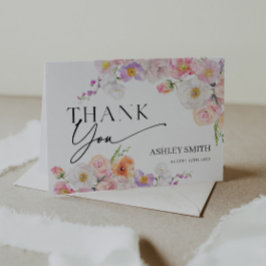 Farbenfroh Dankeskarte