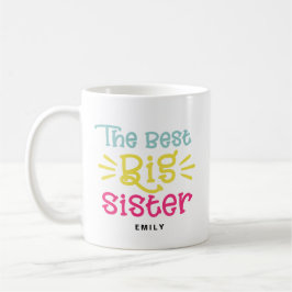 Farbenfroh das Beste Niedliche Schwesterhandgedich Kaffeetasse