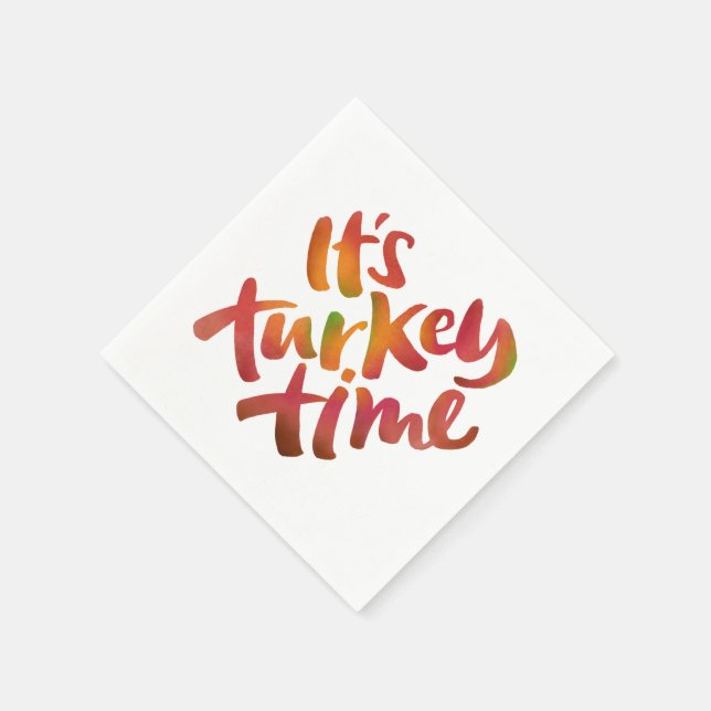 Farbenfroh - das türkisfarbene Abendessen am Ernte Serviette (Ecke)