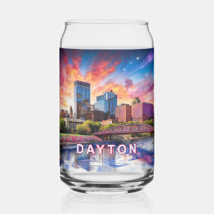 farbenfroh Dayton Skyline Dosenglas