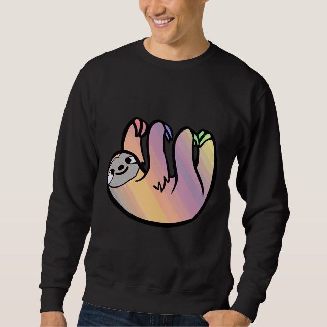Farbenfroh Fappy Sloth Sweatshirt (Vorderseite)