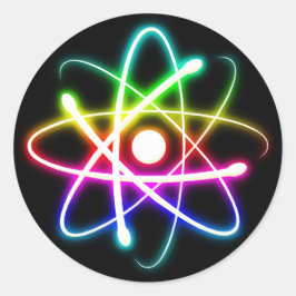 Farbenfroh | Geek Geschenke Runder Aufkleber