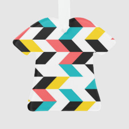 Farbenfroh, geometrisch, cool, einzigartig, trendi ornament