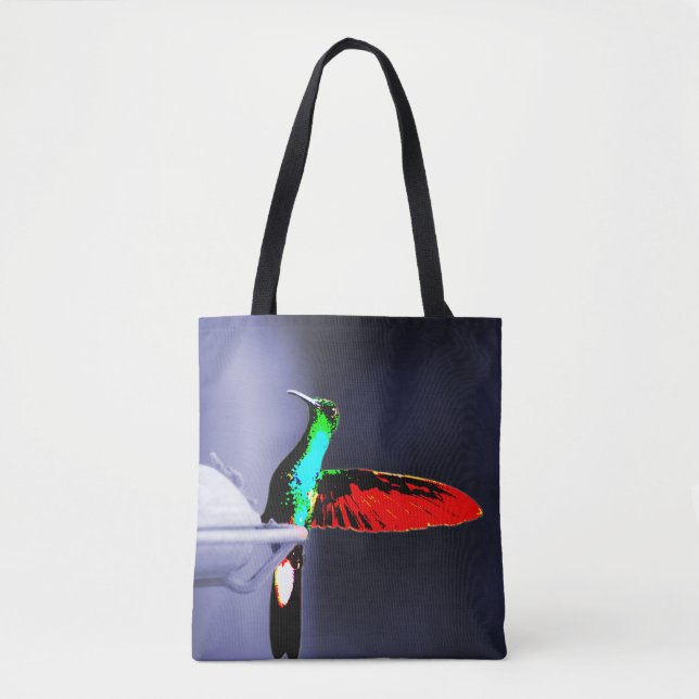 Farbenfroh Hummingbird Tasche (Vorderseite)
