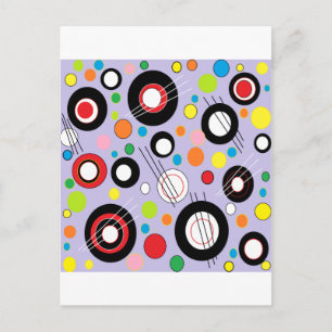 Farbenfroh Lilac Postkarte