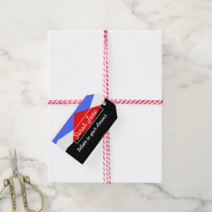 Farbenfroh, modern Abstrakt inspirierendes Zitat Geschenkanhänger