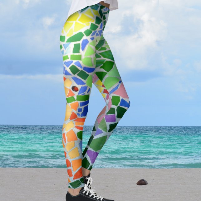 Farbenfroh Mosaik Koi Pond Leggings (Von Creator hochgeladen)