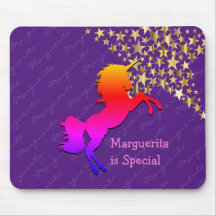 Farbenfroh, niedlich UNICORN Personalisiert LILA