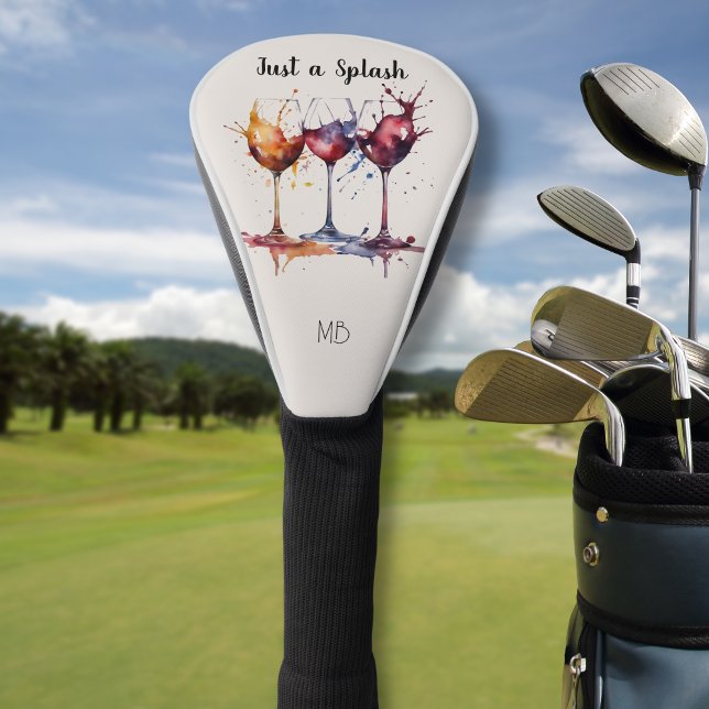 Farbenfroh nur einen Tropfen Wein Golf Headcover (Von Creator hochgeladen)