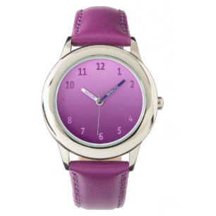 Farbenfroh rosa armbanduhr