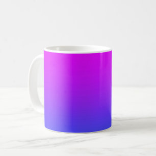 Farbenfroh rosa Lila Ombre 4Alicia Kaffeetasse