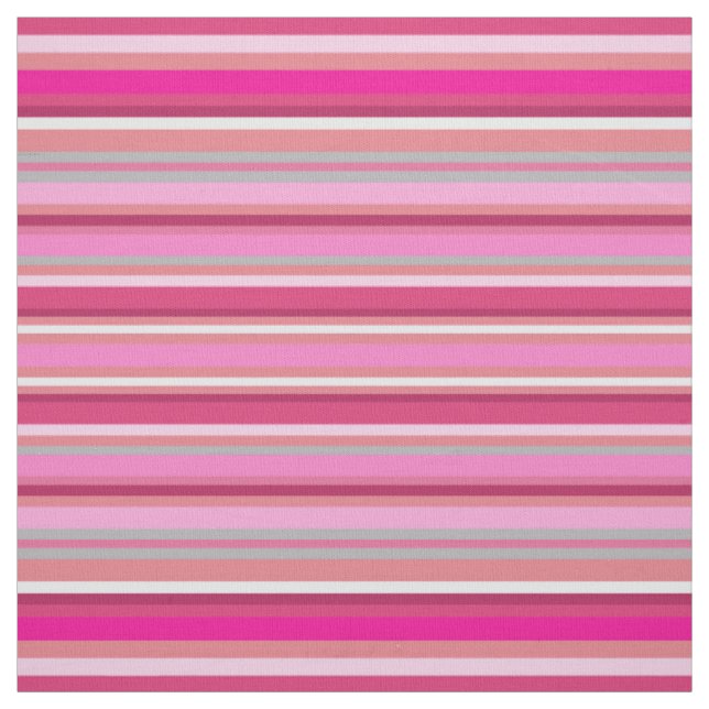 Farbenfroh, rosa und weiß gestreift, stoff (Muster)