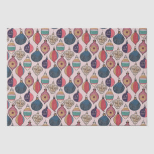 Farbenfroh Rosa Vintage Weihnachtsdekoration Muste Seidenpapier
