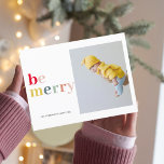 farbenfroh sein, fröhlich und Foto | Happy Holiday Postkarte<br><div class="desc">farbenfroh sein,  fröhlich und Foto | Happy Holidays</div>
