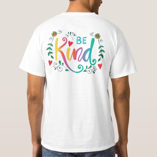 farbenfroh sein T-Shirt (Rückseite)