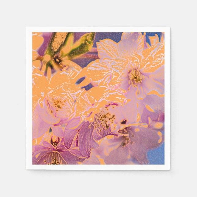 Farbenfroh Serviette (Vorderseite)