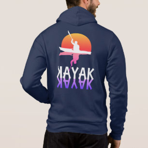 Farbenfroh Sunset Kayaking Hoodie
