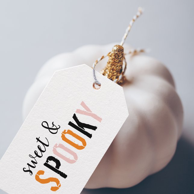 Farbenfroh süß und lecker | Frohe Halloween Geschenkanhänger (Von Creator hochgeladen)